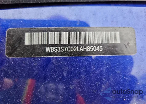 2020 BMW M4 Cs from USA, damaged, VIN WBS3S7C02LAH85045